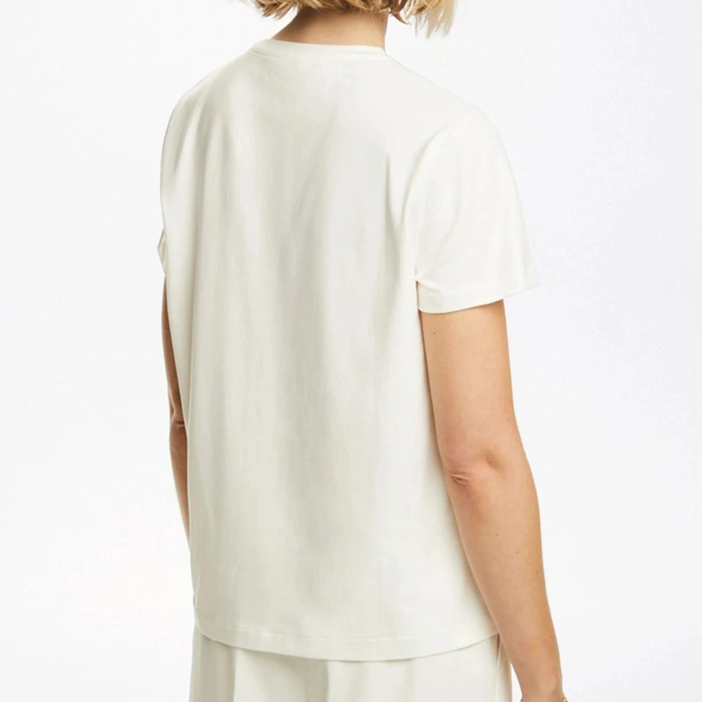 Women T-Shirts Short Sleeved Tees Casual New White